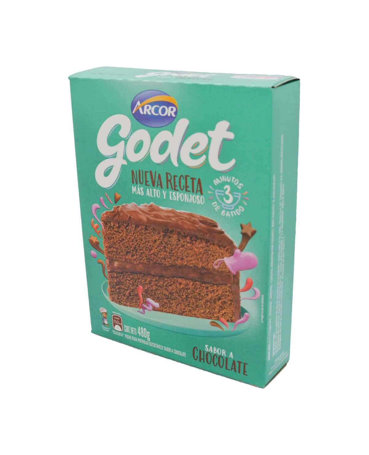 Bizcochuelo Godet Chocolate 480 Gr